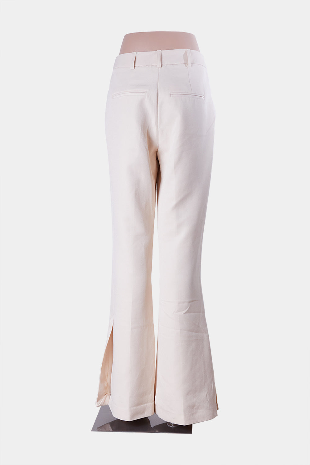 River Island Cream High Waisted Kick Flare Pants