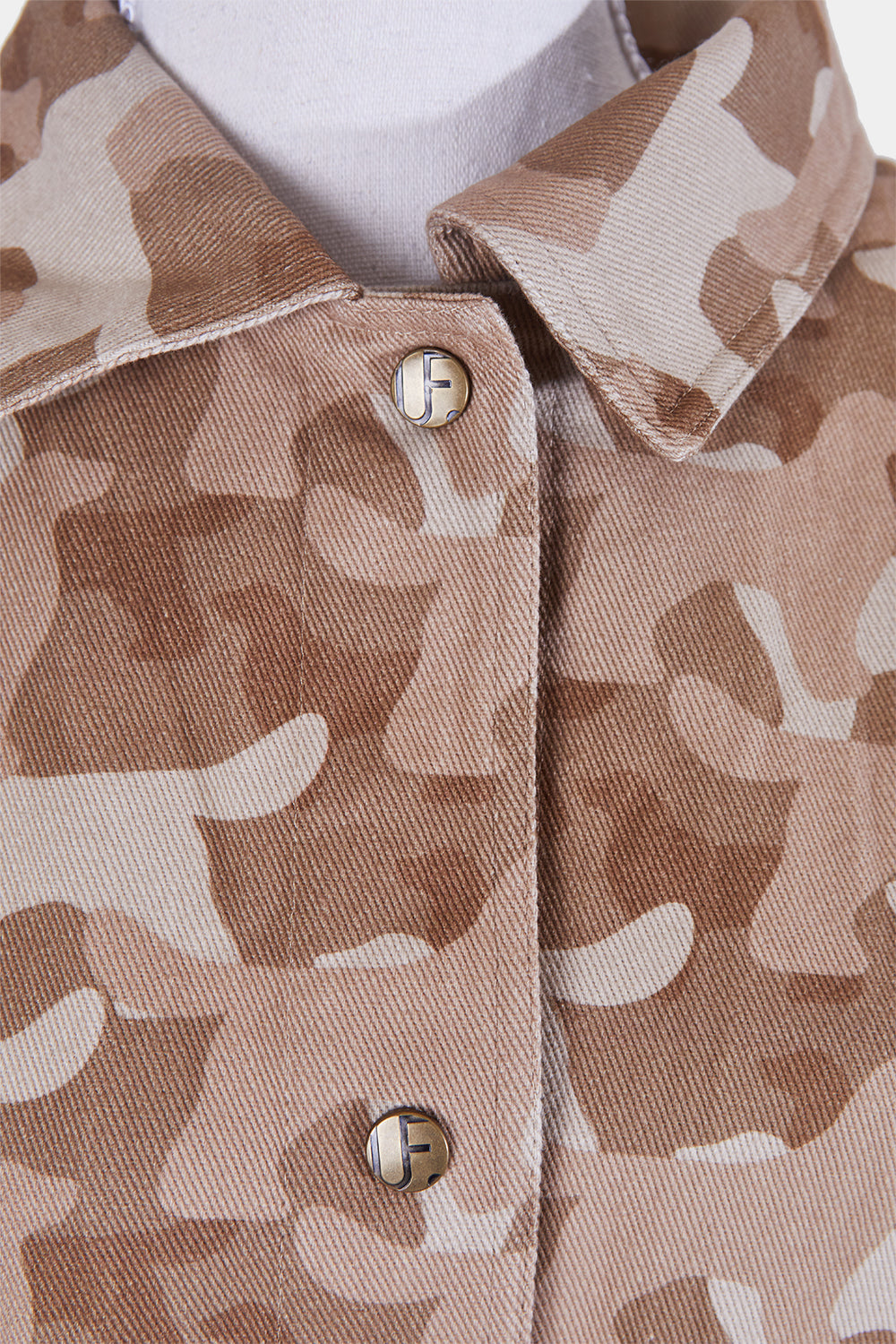Unreal Fur Brown Camouflage Shacket