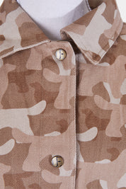 Unreal Fur Brown Camouflage Shacket