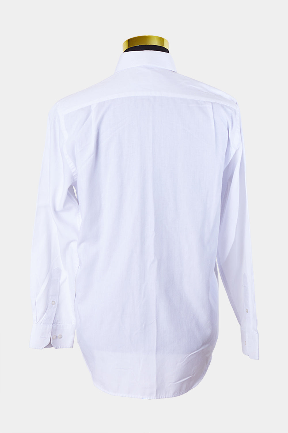 GLOWEAVE White Textured Button Down Shirt