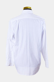 GLOWEAVE White Textured Button Down Shirt