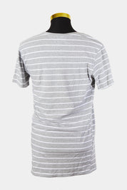 Sampson & Taylor Grey and White Stripe S