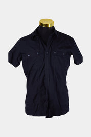 MARCS Black Short Sleeve Button Down Shirt