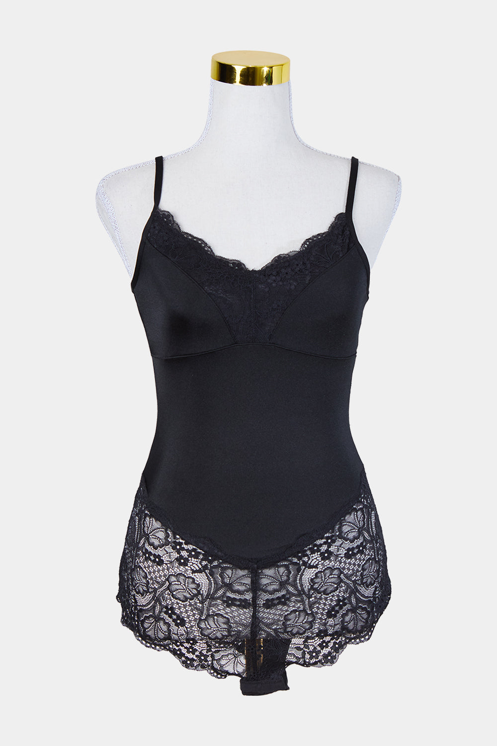 Assorted Brands Black Lace Detail Bodysuit