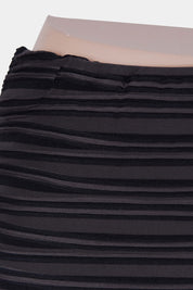 STELLA Black and Brown Textured BodyCon Pencil Skirt