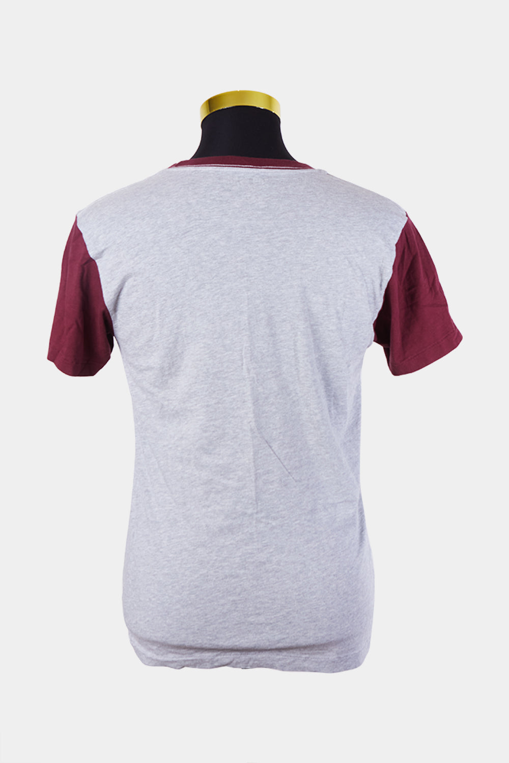 Zoo York Grey and Maroon Pocket T Shirt