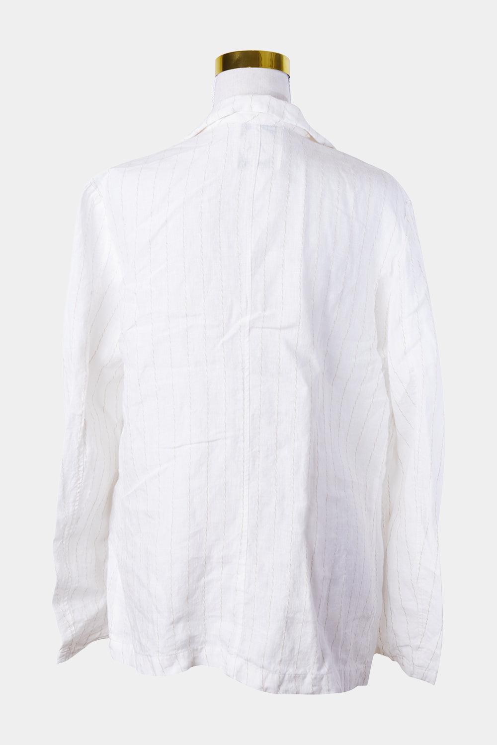 Zk Australia Off White Pin Stripe Summer Blazer
