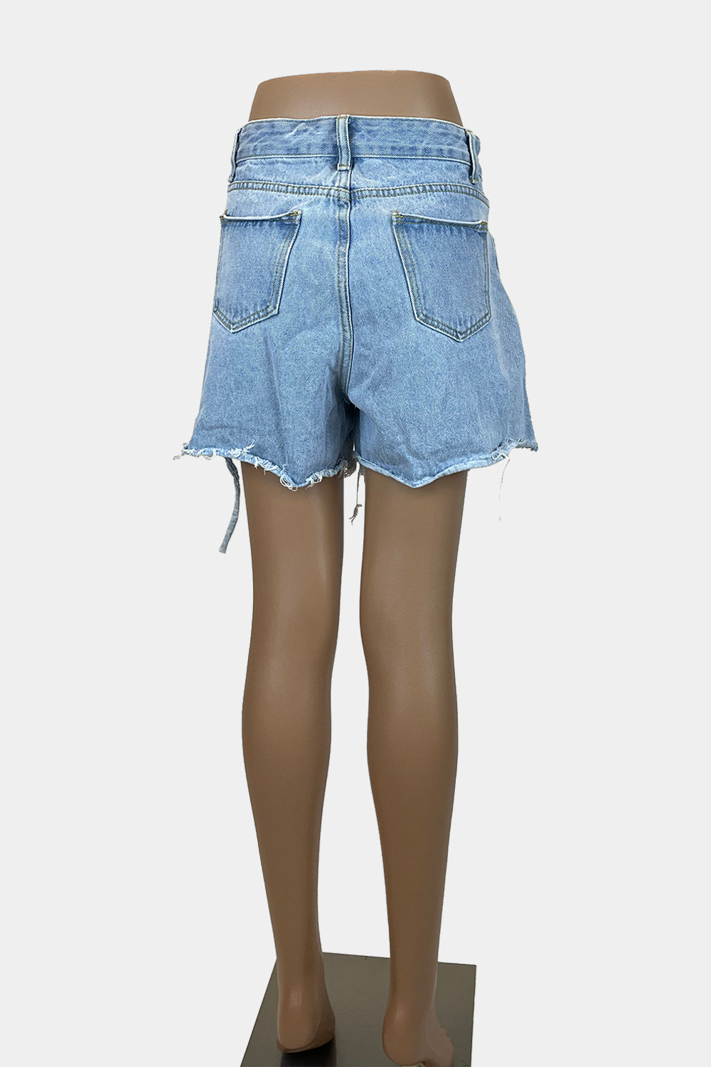 SHEIN Light Blue Denim Shorts