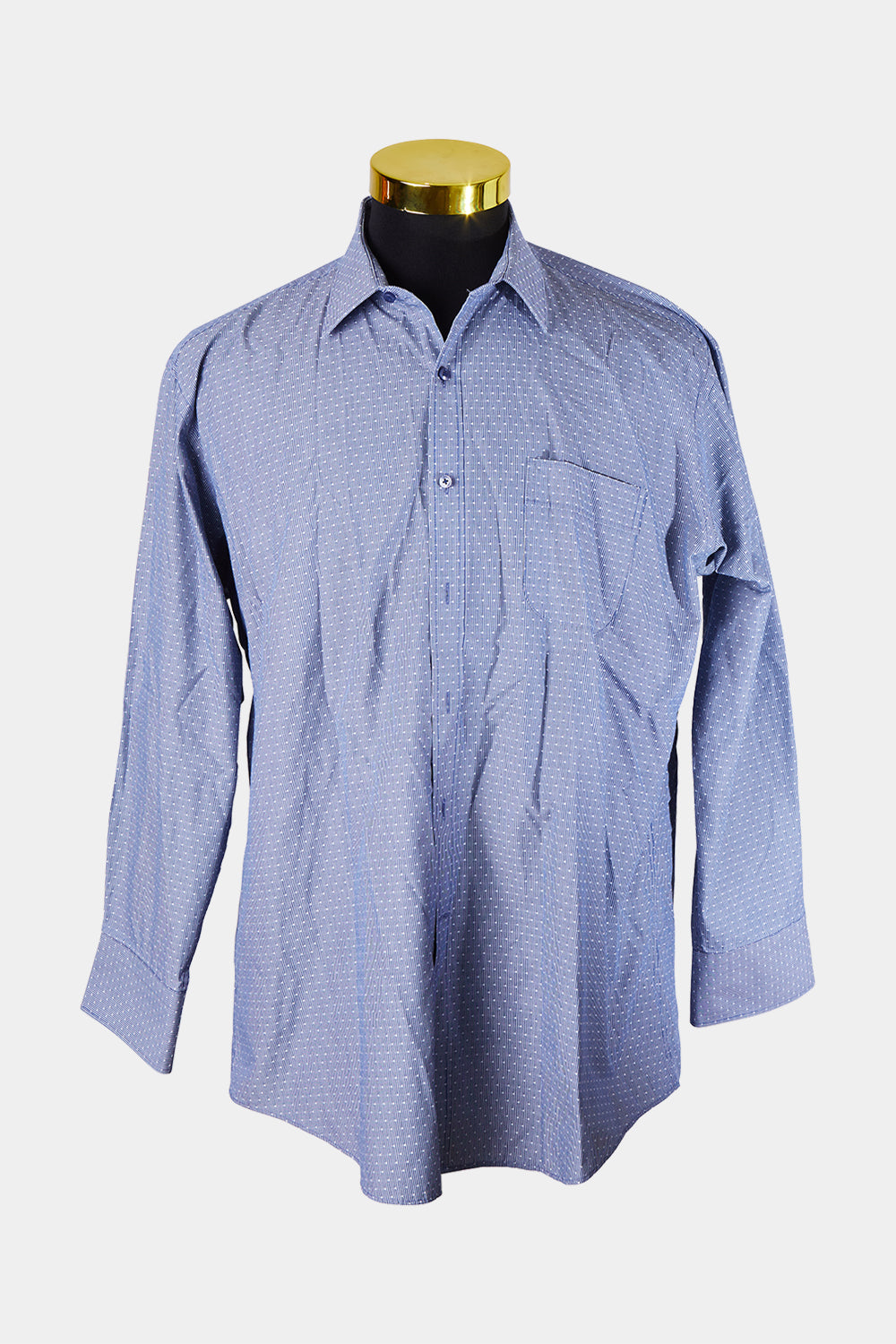 Van Heusen Blue and white Pattern Button Down Shirt