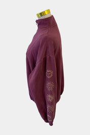 GHANDA Purple Sweater