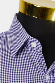 Bell And Barnett Navy and White Tailored Fit Button Down Shirt