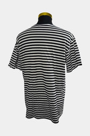 As Colour Black White  Striped T-shirt