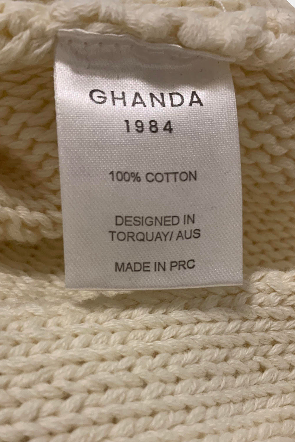GHANDA Cream Sweater