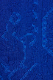ZARA Blue Embossed Blazer