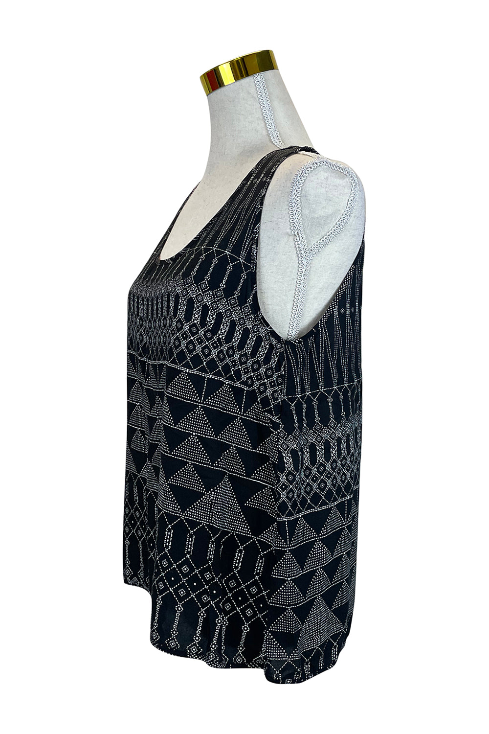 H&M Black Pattern Tank