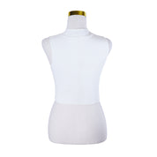 GLASSONS White High Neck Crop Top