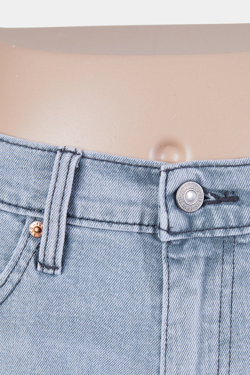 LEVI Grey Straight Leg Jeans