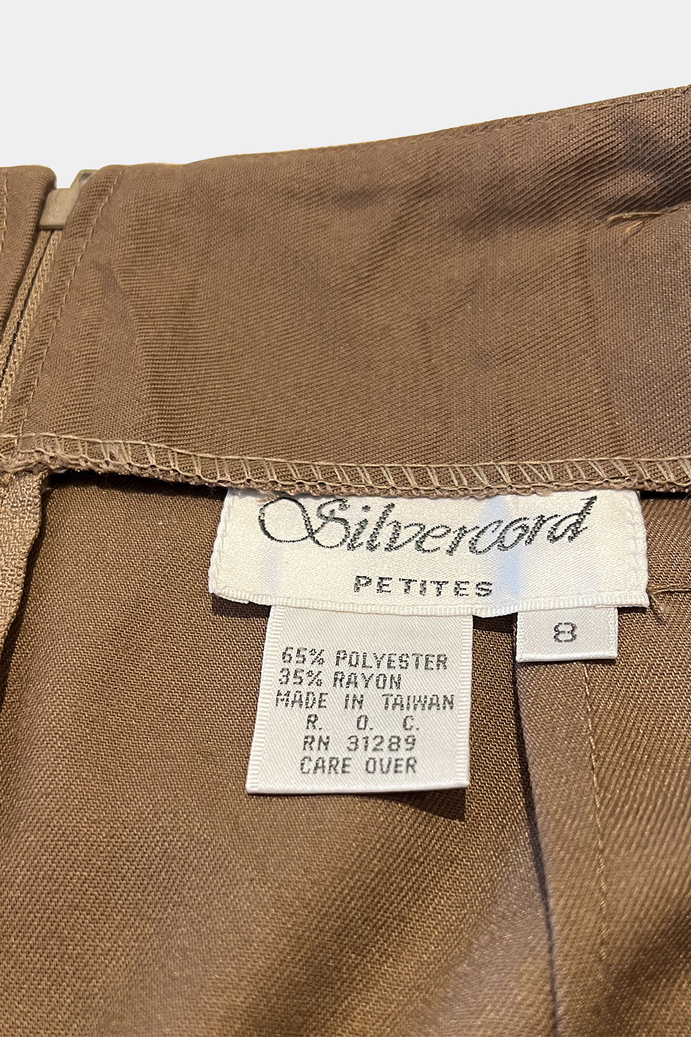 Silvercord Petites Brown Midi Skirt
