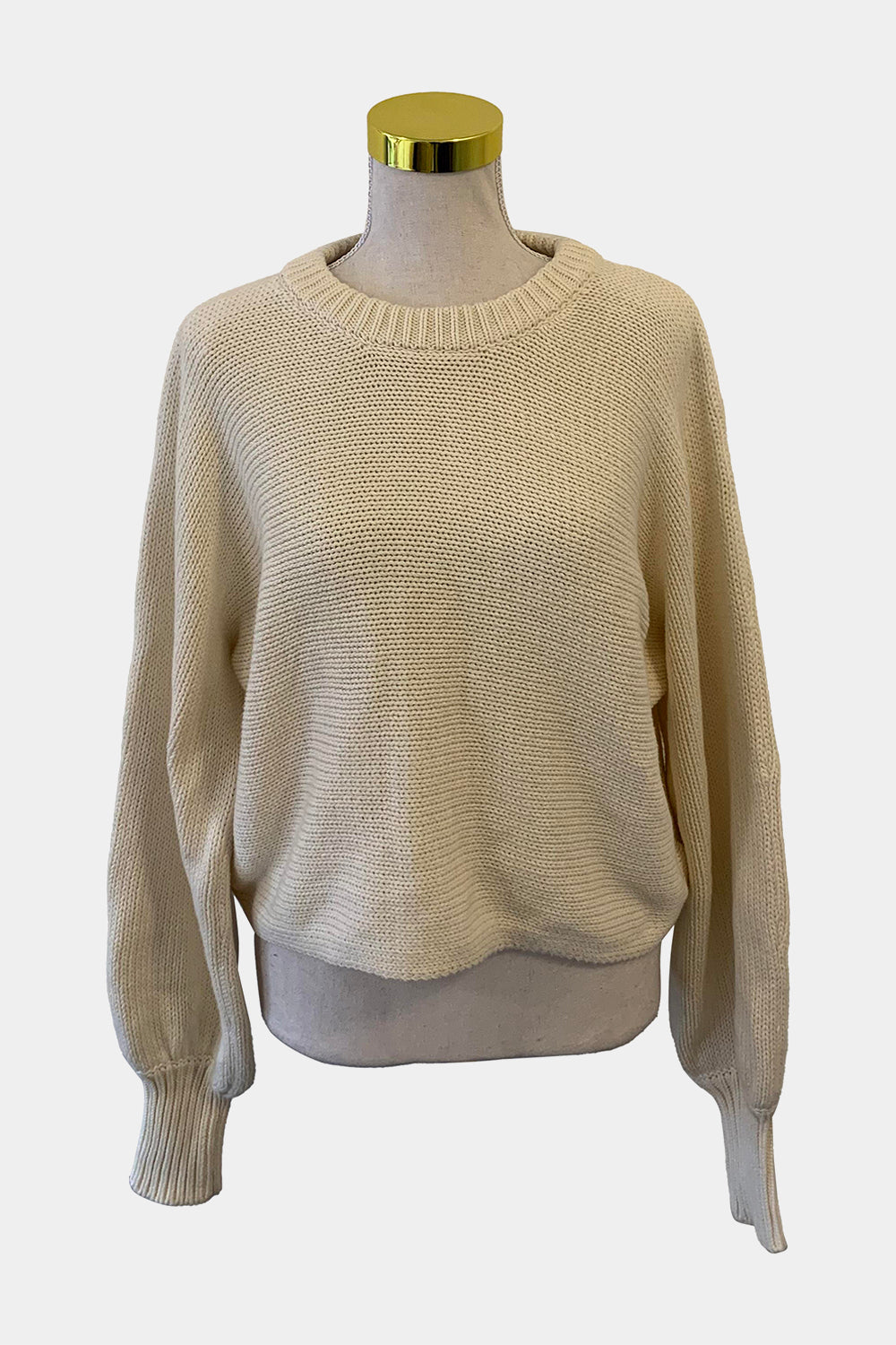 GHANDA Cream Sweater