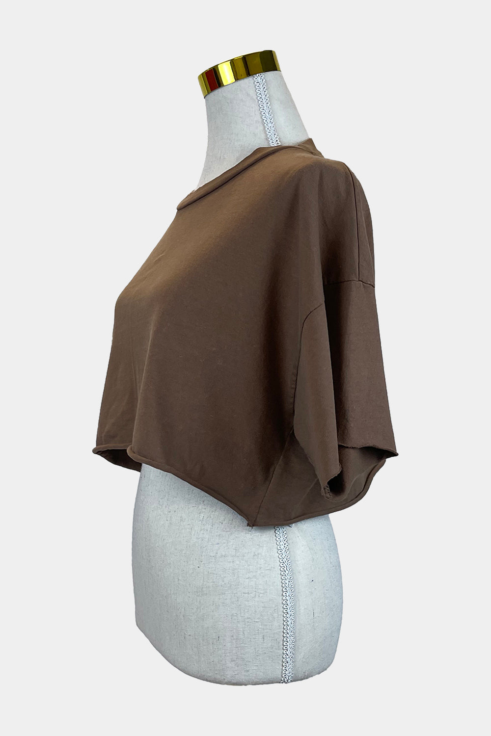 Cotton On Brown Crop T-shirt