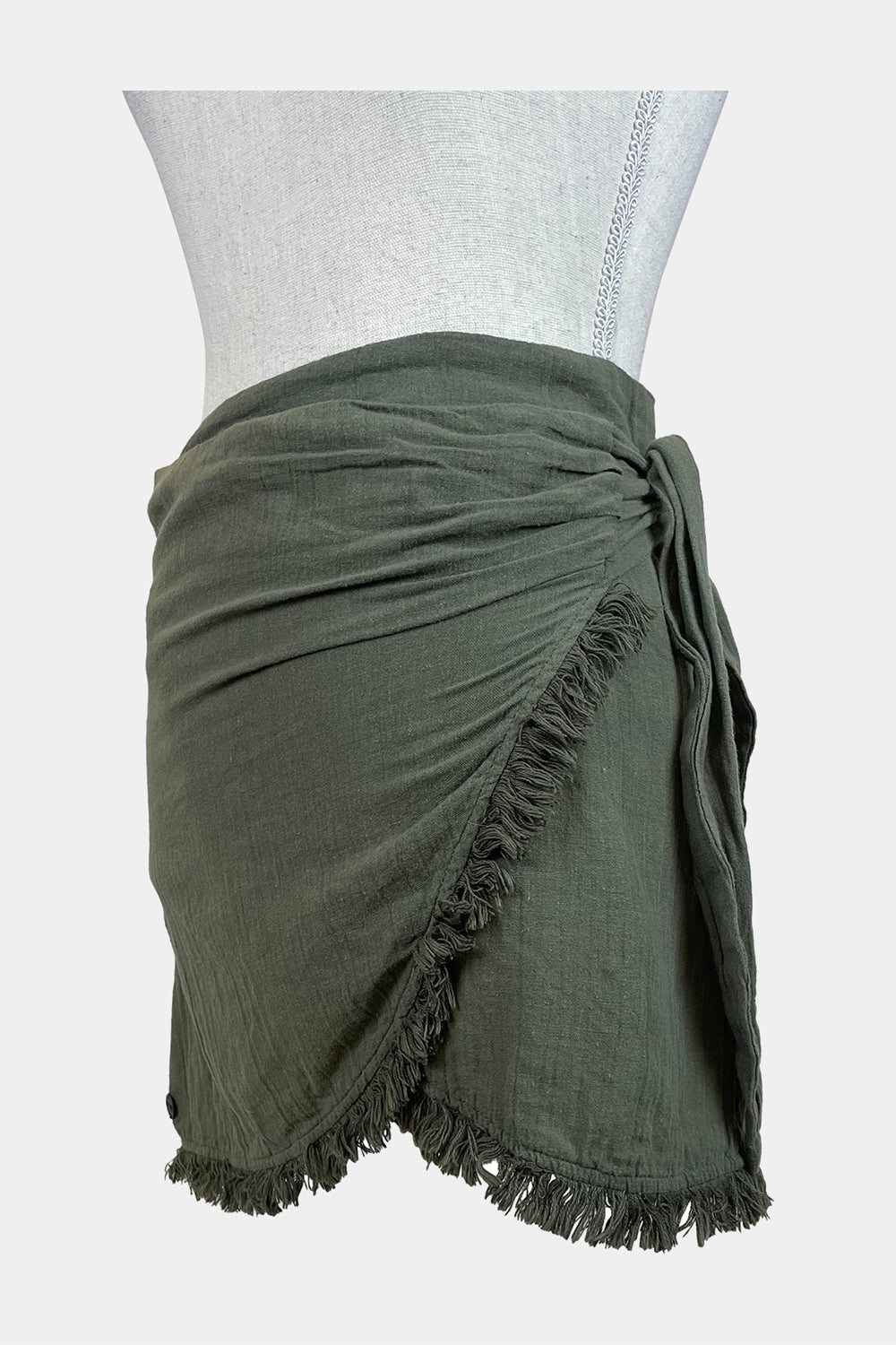 RIPCURL Green Wrap Skirt