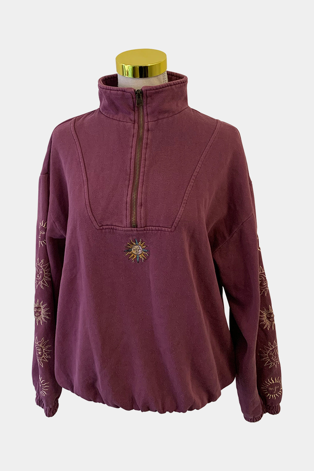 GHANDA Purple Sweater
