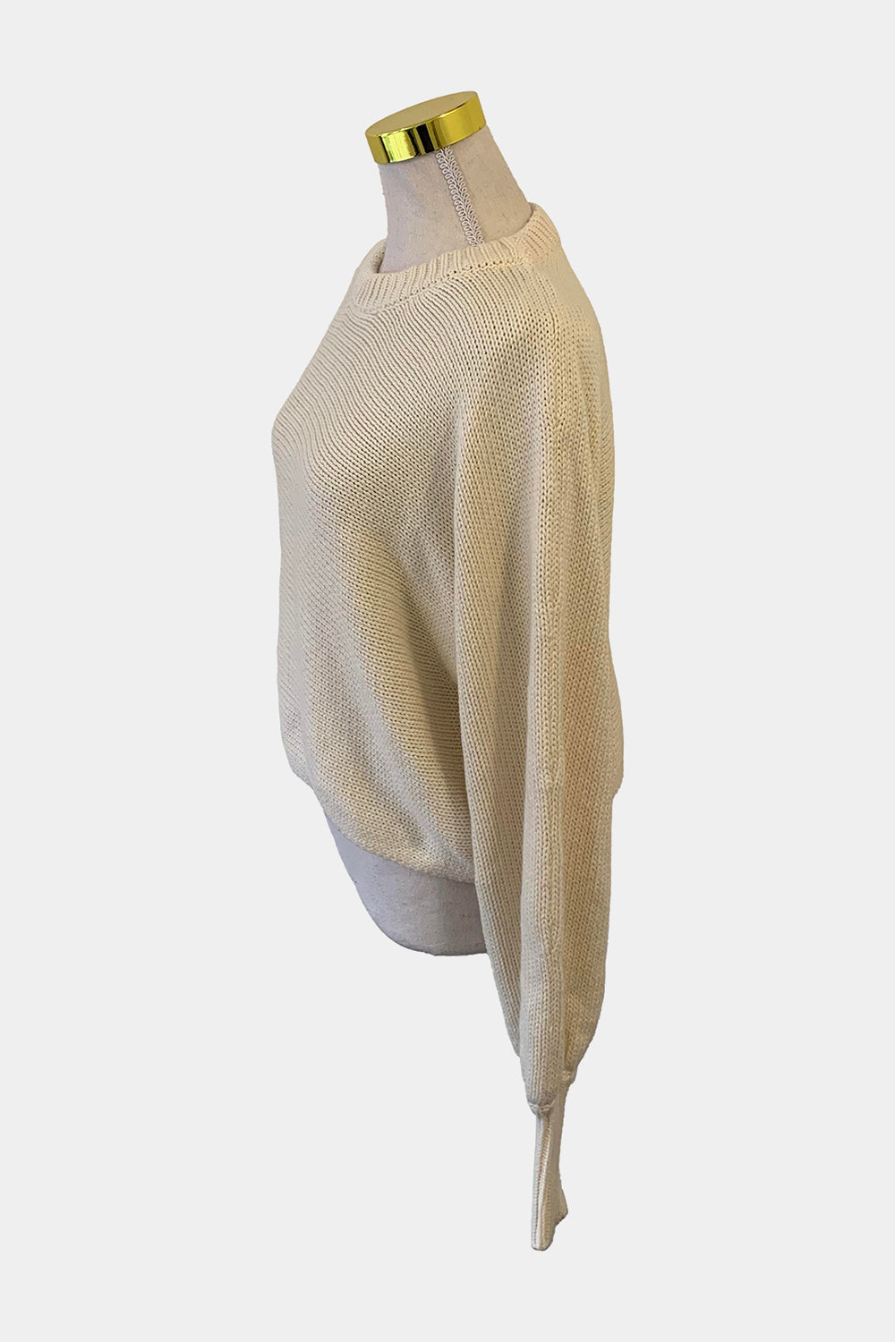 GHANDA Cream Sweater