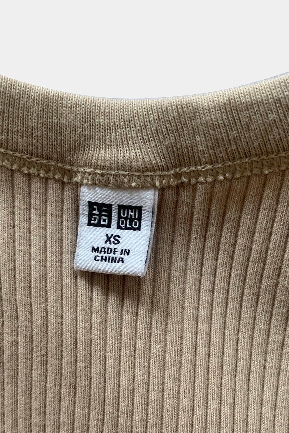 UNIQLO Camel Tank Top