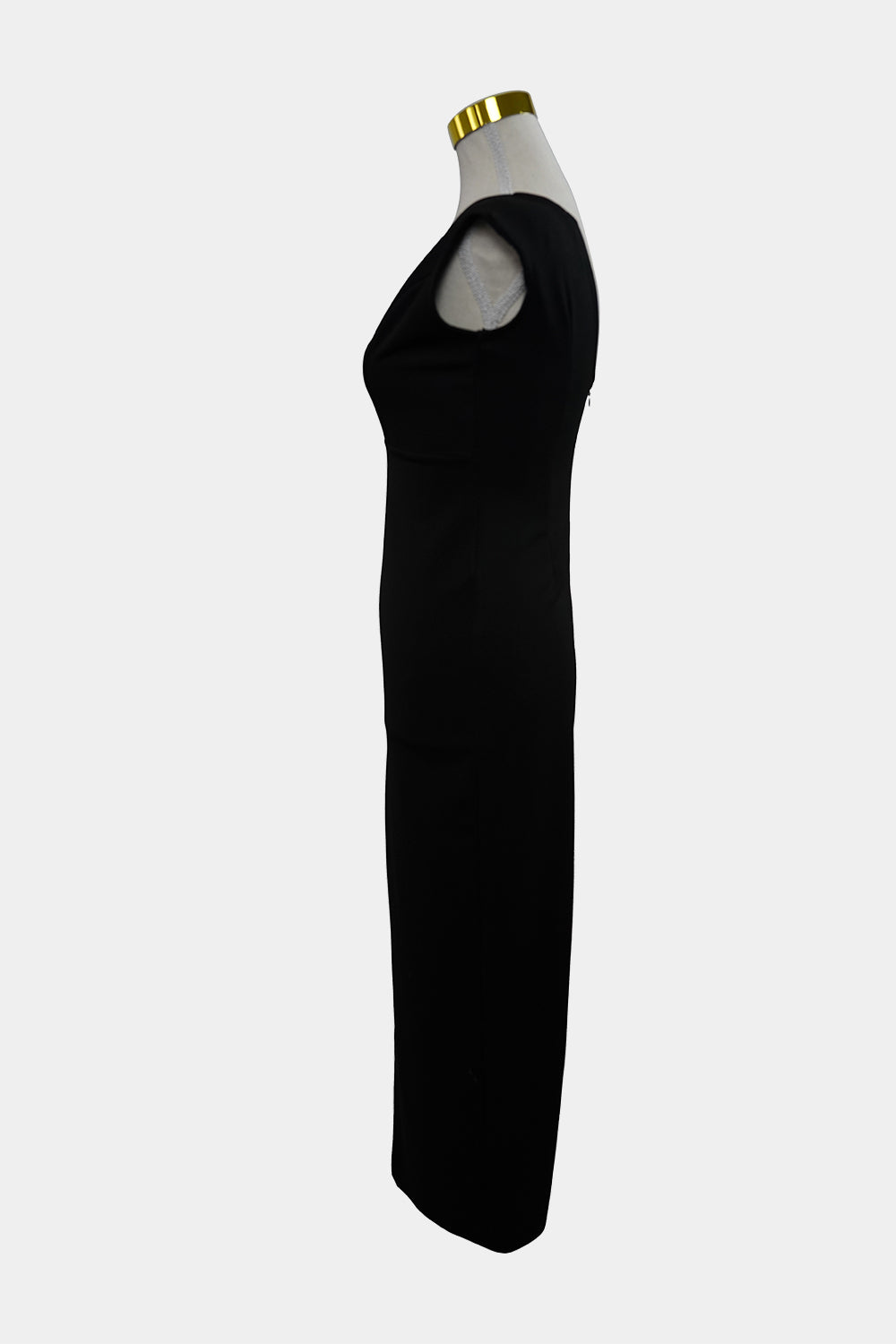 PARADISCO Black V-Neck Maxi Split Dress