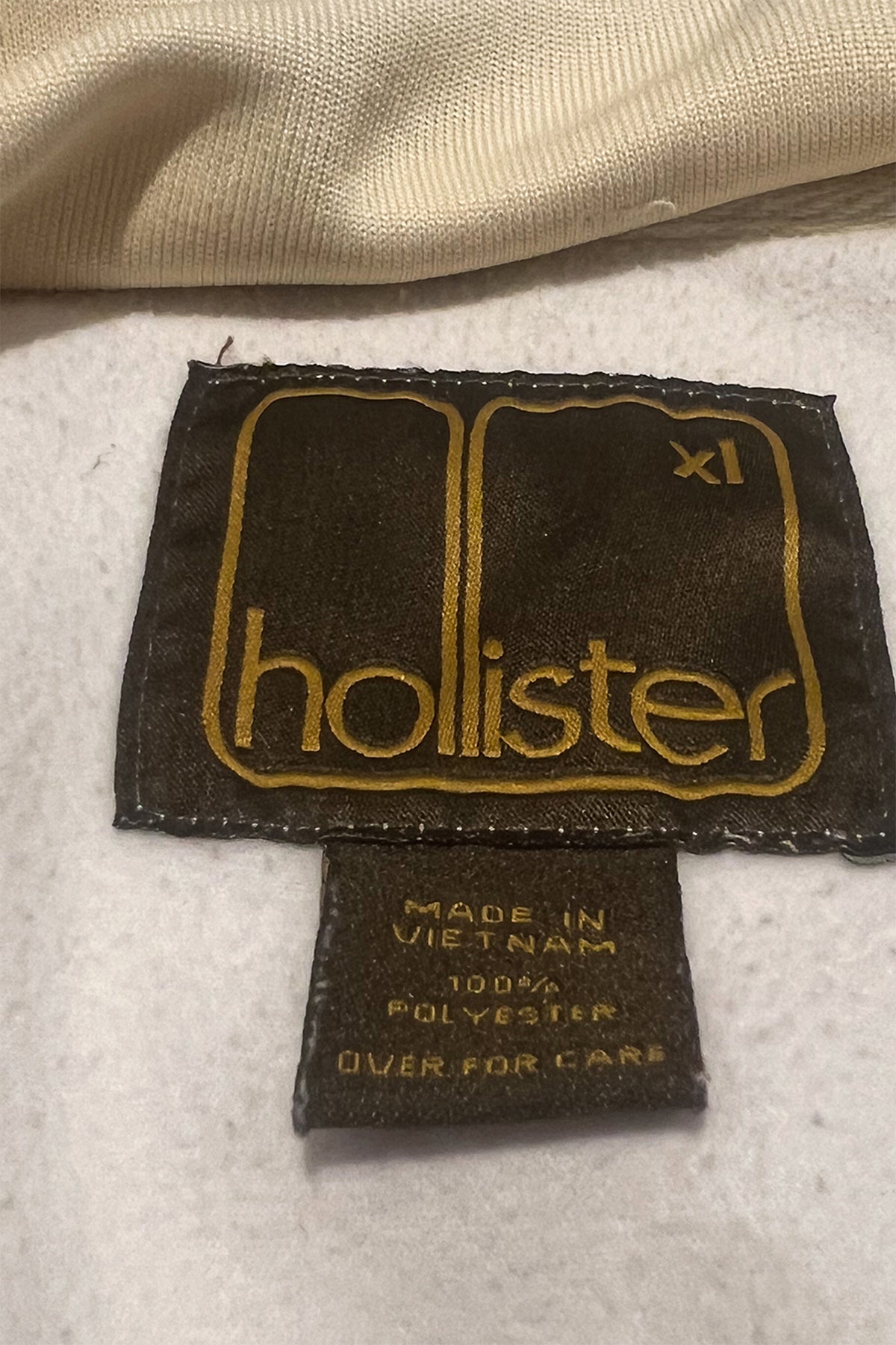 HOLLISTER White, Aqua and Brown Track Jacket