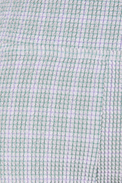 THRILLS Green and White Pattern Bike Shorts