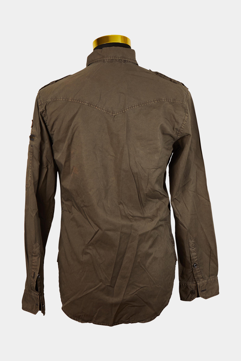 William Rast Khaki Utlity Button Down Shirt