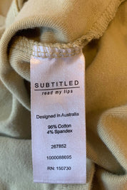 SUBTITLED Khaki Top