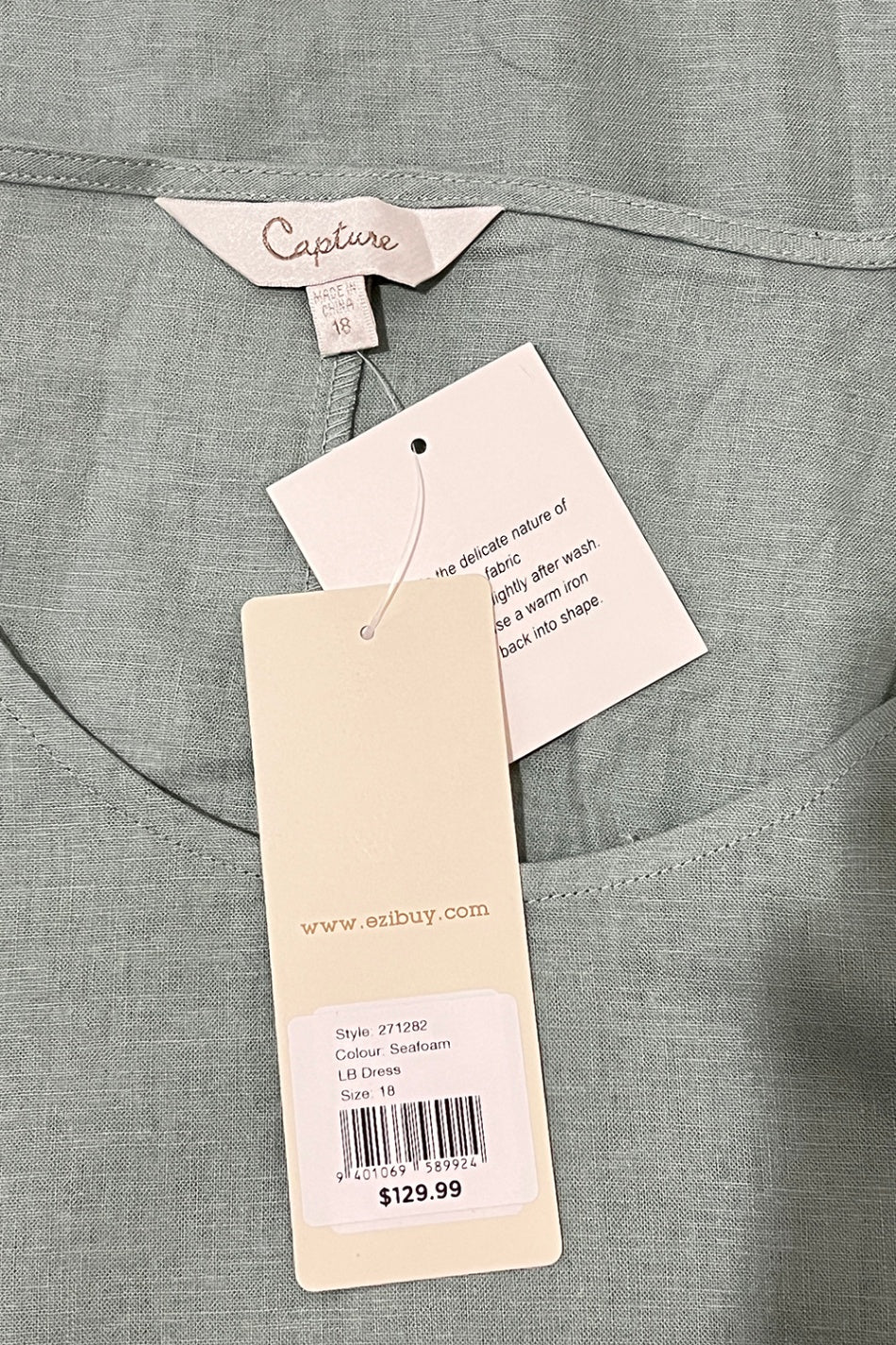 CAPTURE Soft Green Dress