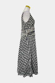 BASQUE Black & Cream Dress