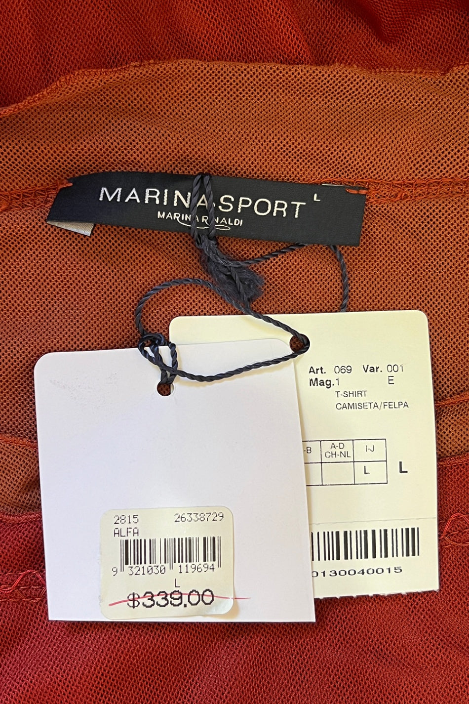 Marina Rinaldi Brick Red Top