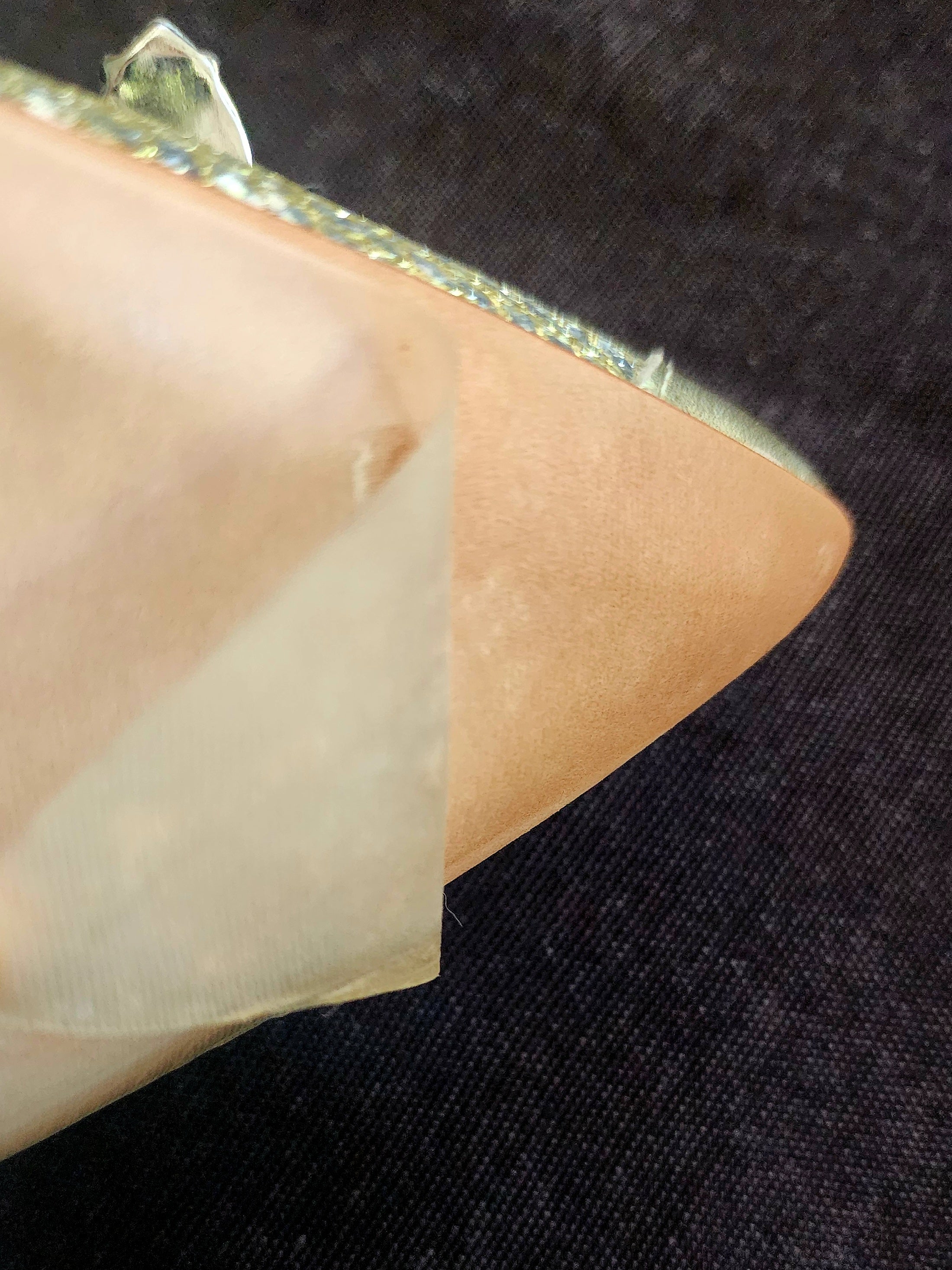 Jimmy Choo "Dempsey" crystal stilettos size 37 / 100mm heel