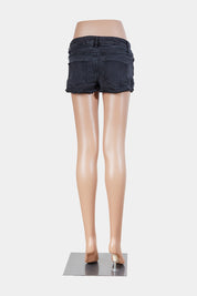 Assorted Brands Black Denim Shorts