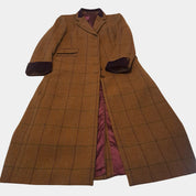 BOOKSTER tan long coat, size 10-12