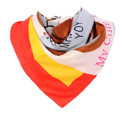 Anyyou Fashion Premium Satin Square Scarf -Orange Silk Feel Neckwrap for Women