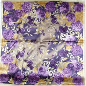 Anyyou Fashion Premium Satin Square Scarf – Purple Silk-Feel Neckwrap for Women