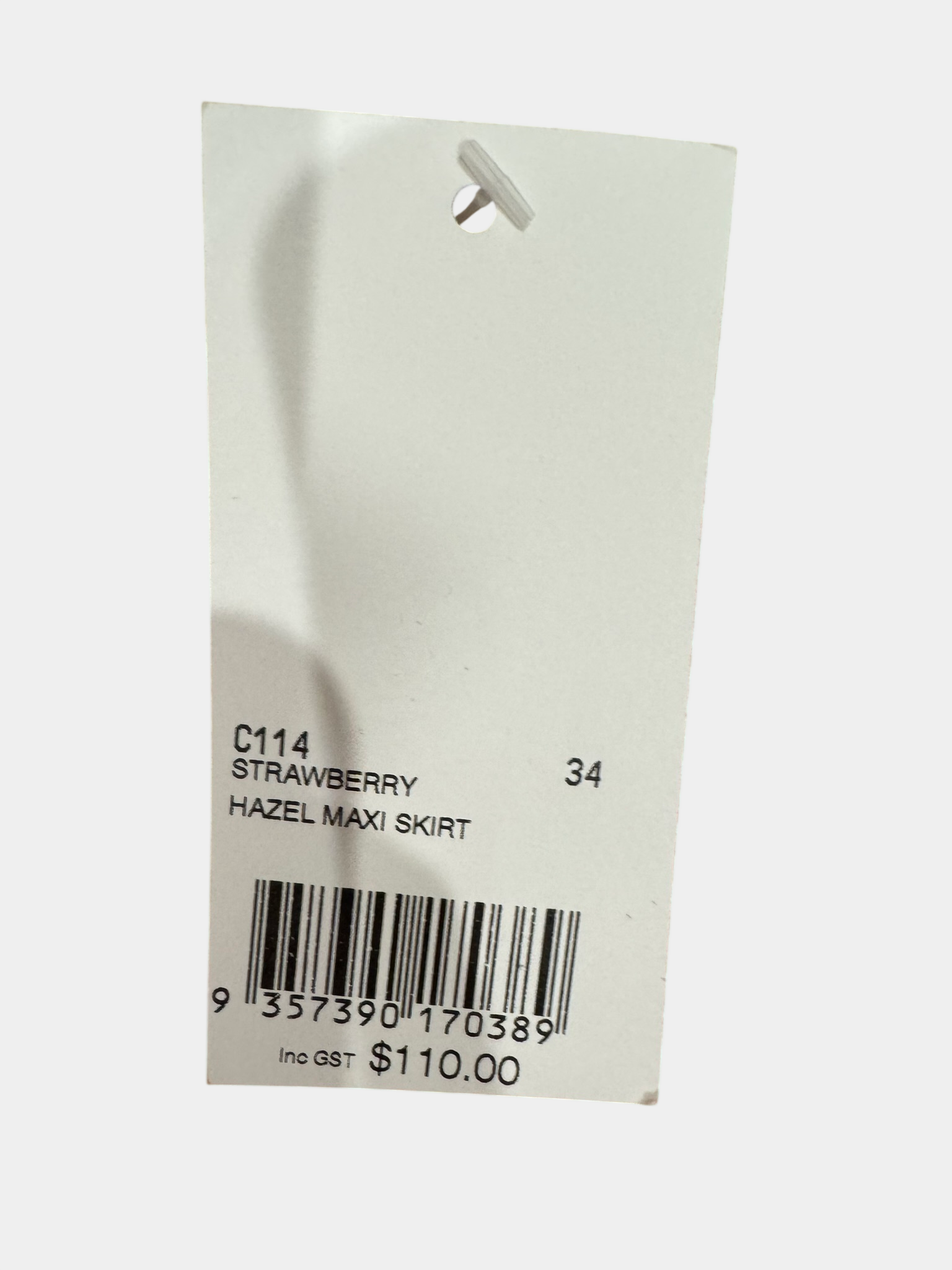 KOOKAI Strawberry Hazel Maxi Skirt Size 6