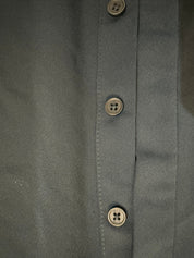 Cue Teal/Bottle Green Long Sleeve Button-Up Shirt Size 8