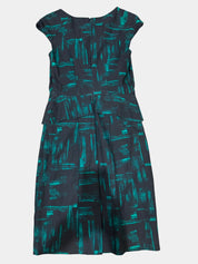 BASQUE Green & Black Dress Size 8