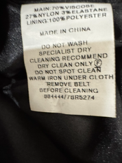 BASQUE Green & Black Dress Size 8