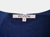 REVIEW Navy Blue Lace Top Size 8