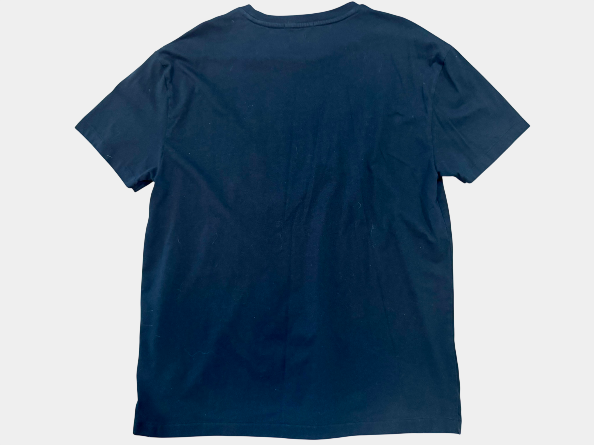 POLO RALPH LAUREN Black Polo Ralph Lauren t-shirt with yellow accents, Size M