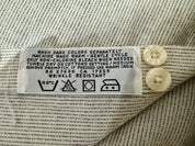 YVES SAINT LAURENT (YSL) (RN 67636 CA 17359) CASSANDRE SHIRT in Striped Cotton Poplin Size 34-35 Men's