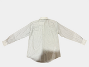 YVES SAINT LAURENT (YSL) (RN 67636 CA 17359) CASSANDRE SHIRT in Striped Cotton Poplin Size 34-35 Men's