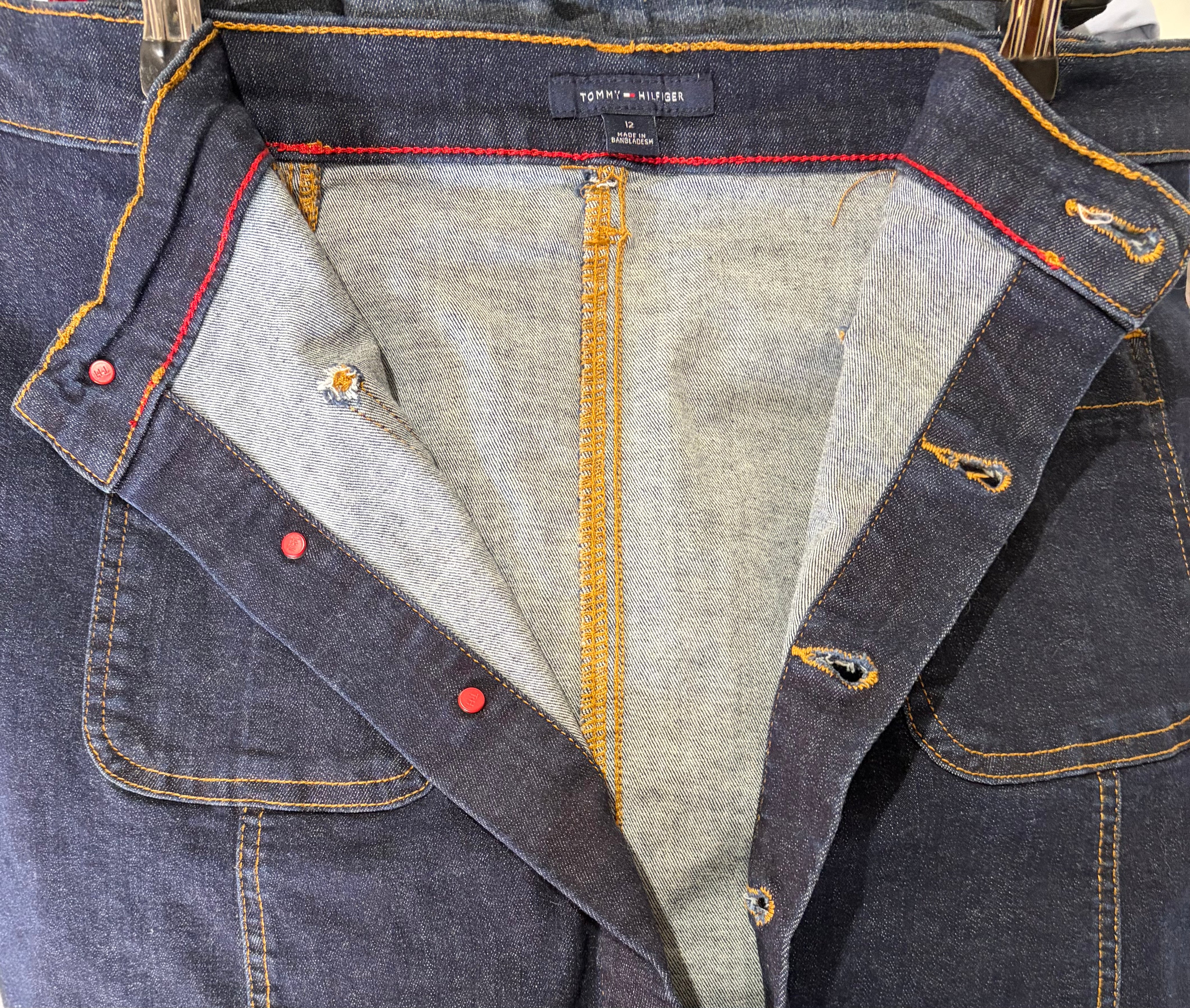 Tommy Hilfiger denim mini skirt Size AU 12